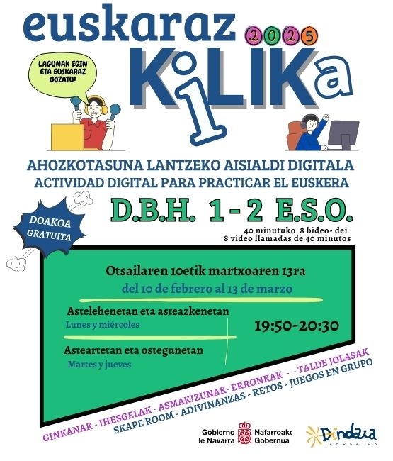 Euskaraz kilika 