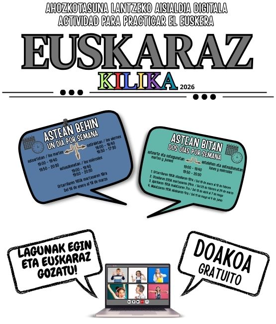 Euskaraz kilika 